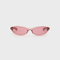 Flatlist Olympia Sunglasses - Crystal Pink / Dust Pink