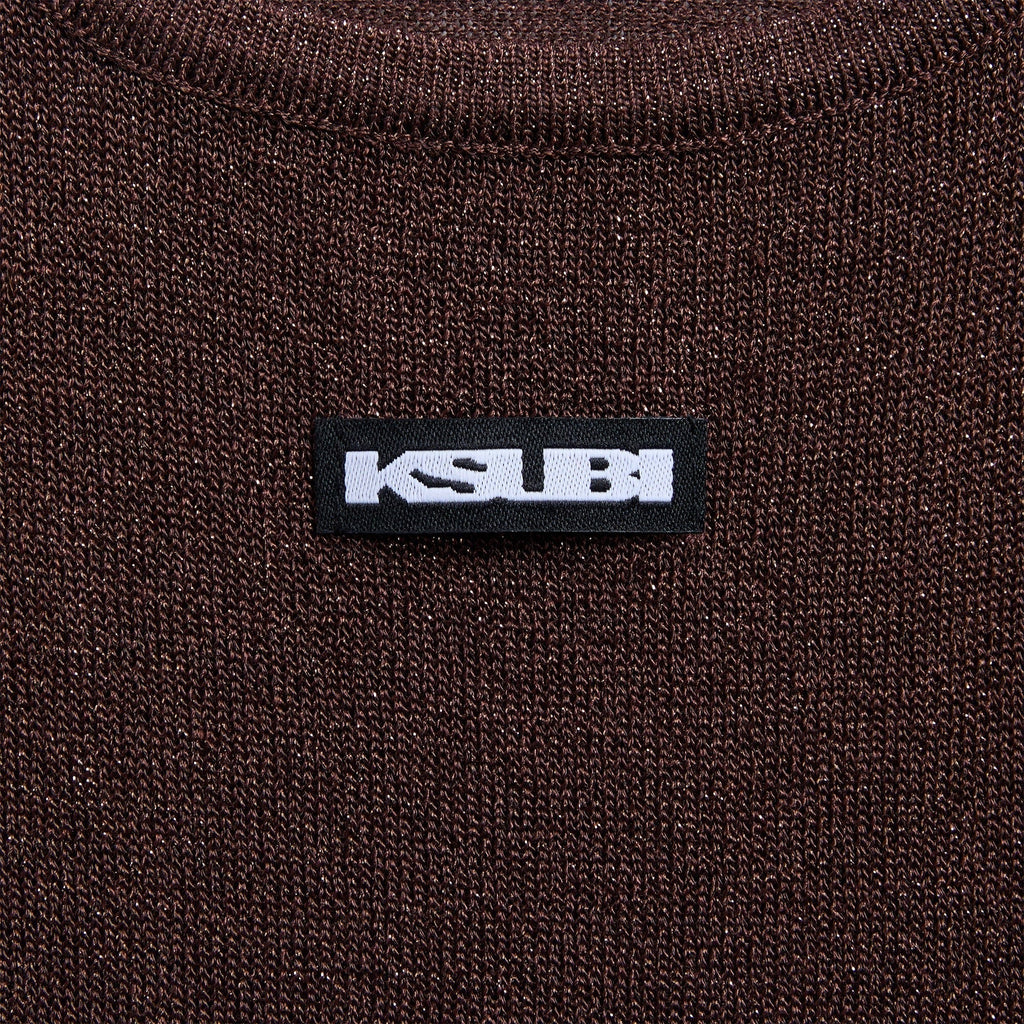 Ksubi Origin Knit Tank Top - Stone Lurex