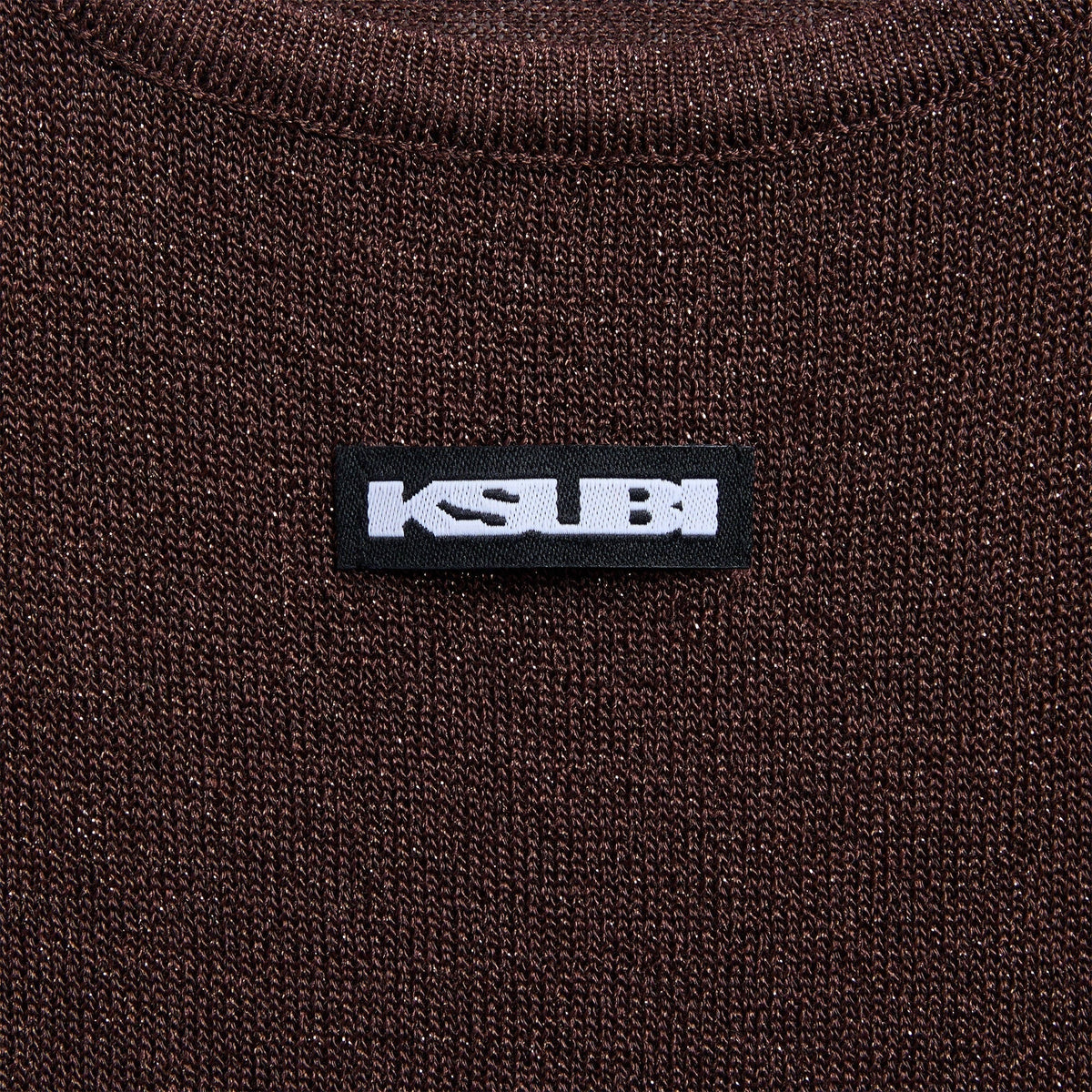 Ksubi Origin Knit Tank Top - Stone Lurex