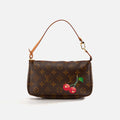 WGACA Louis Vuitton Murakami Cherry Pochette V2 - Brown