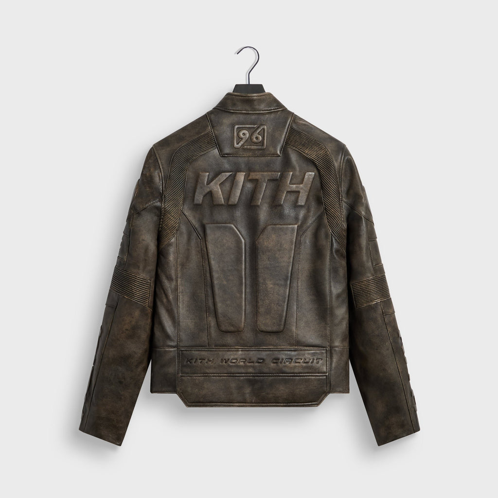 Kith Vintage Leather Wayne Moto Jacket - Clever