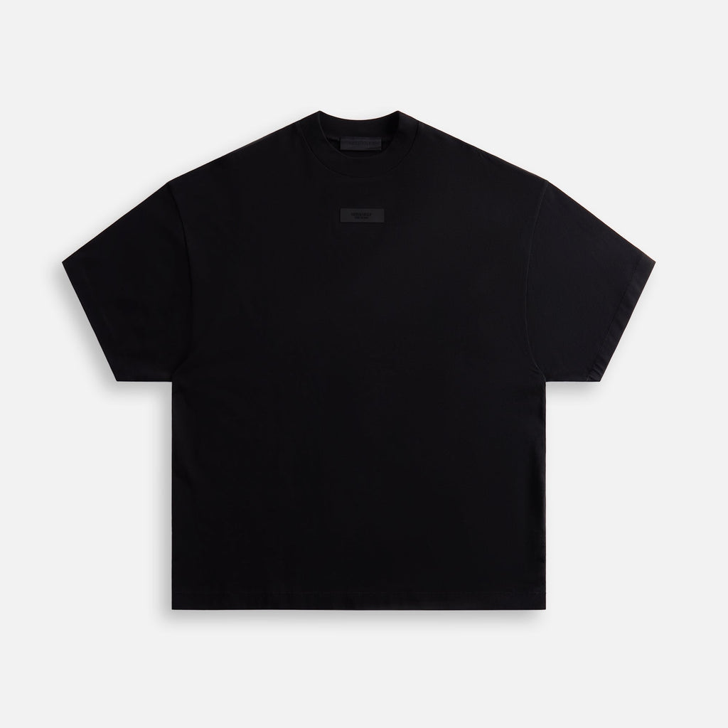 Essentials Crewneck Tee - Jet Black