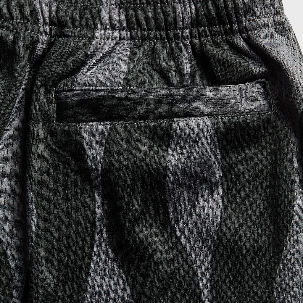 by Parra Waved Mesh Short - Black