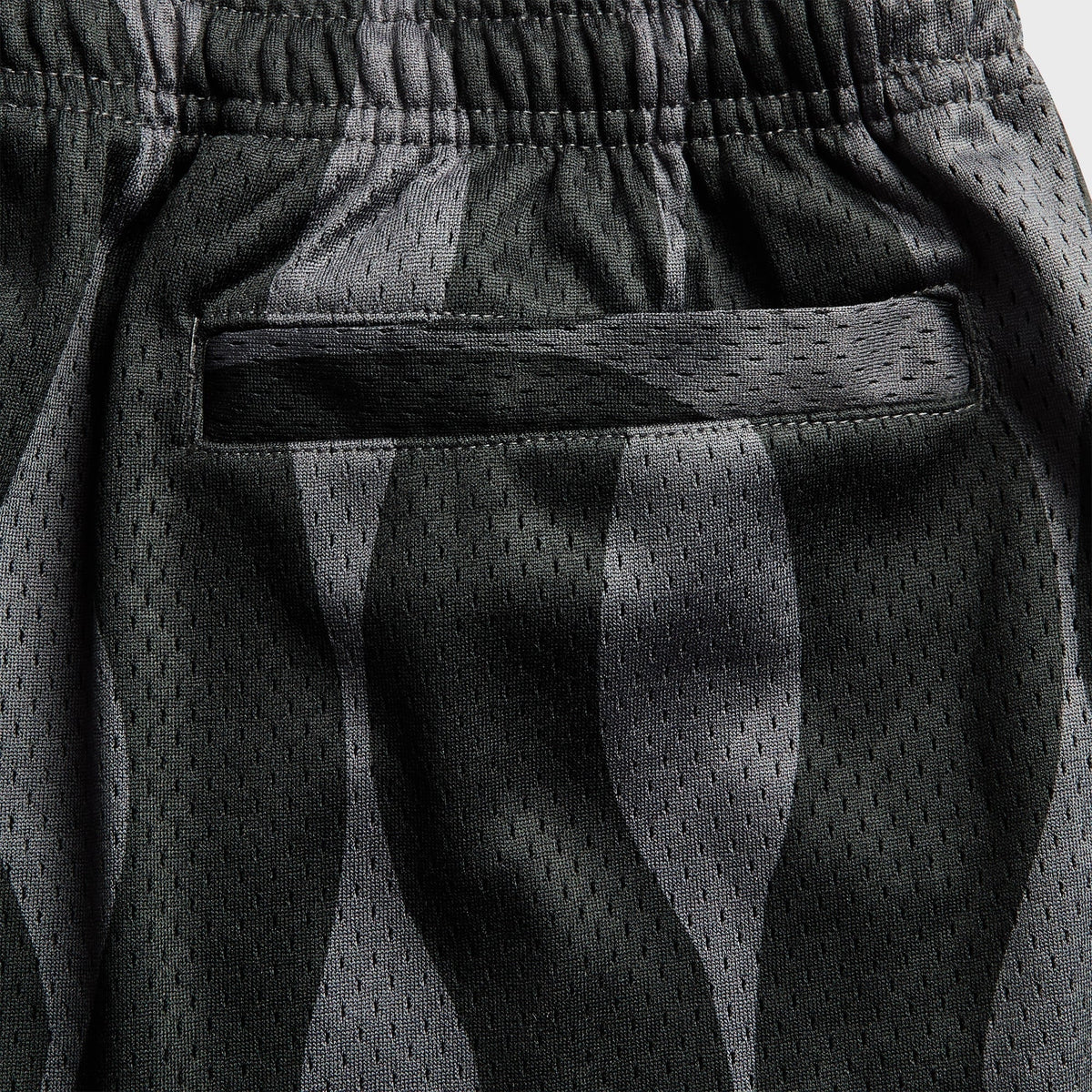 by Parra Waved Mesh Short - Black