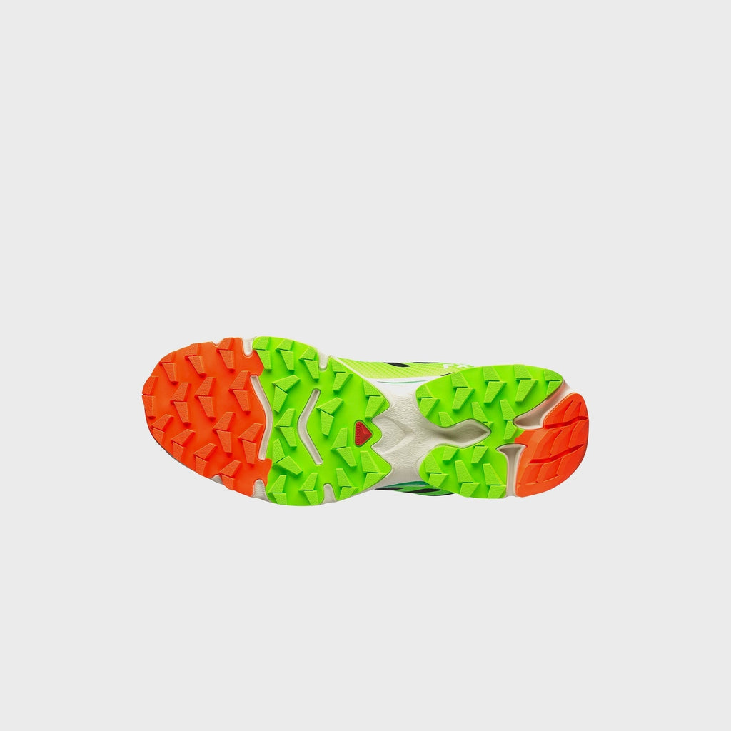 Salomon x Feid XT-4 - Black / Green Gecko / Shocking Orange