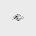 Justine Clenquet Cara Ring - Palladium
