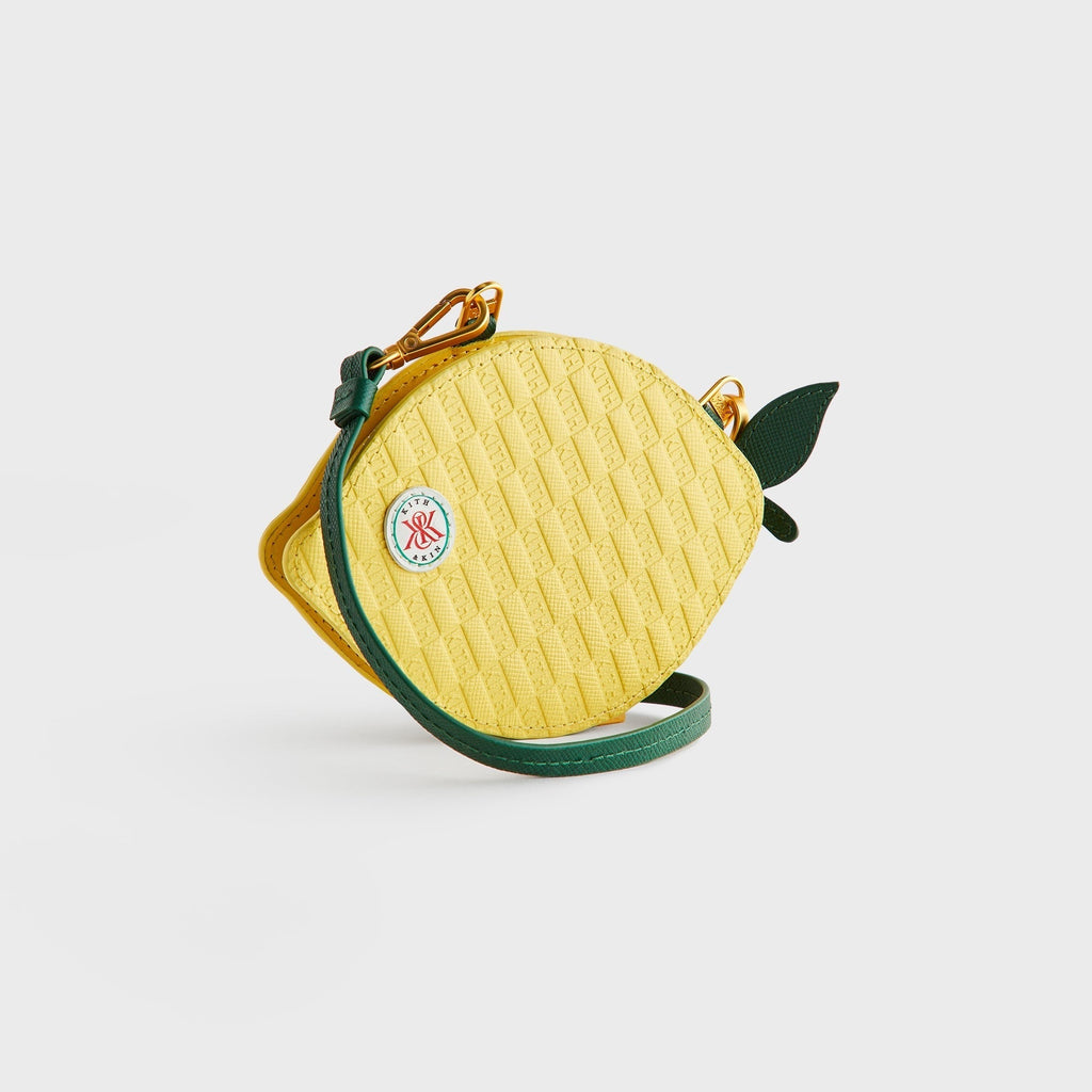 Kith Women Leather Lemon Pouch - Spritz