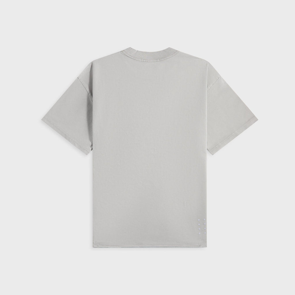 Ksubi Blasted Ekcess Short Sleeve Tee - Smoke Grey