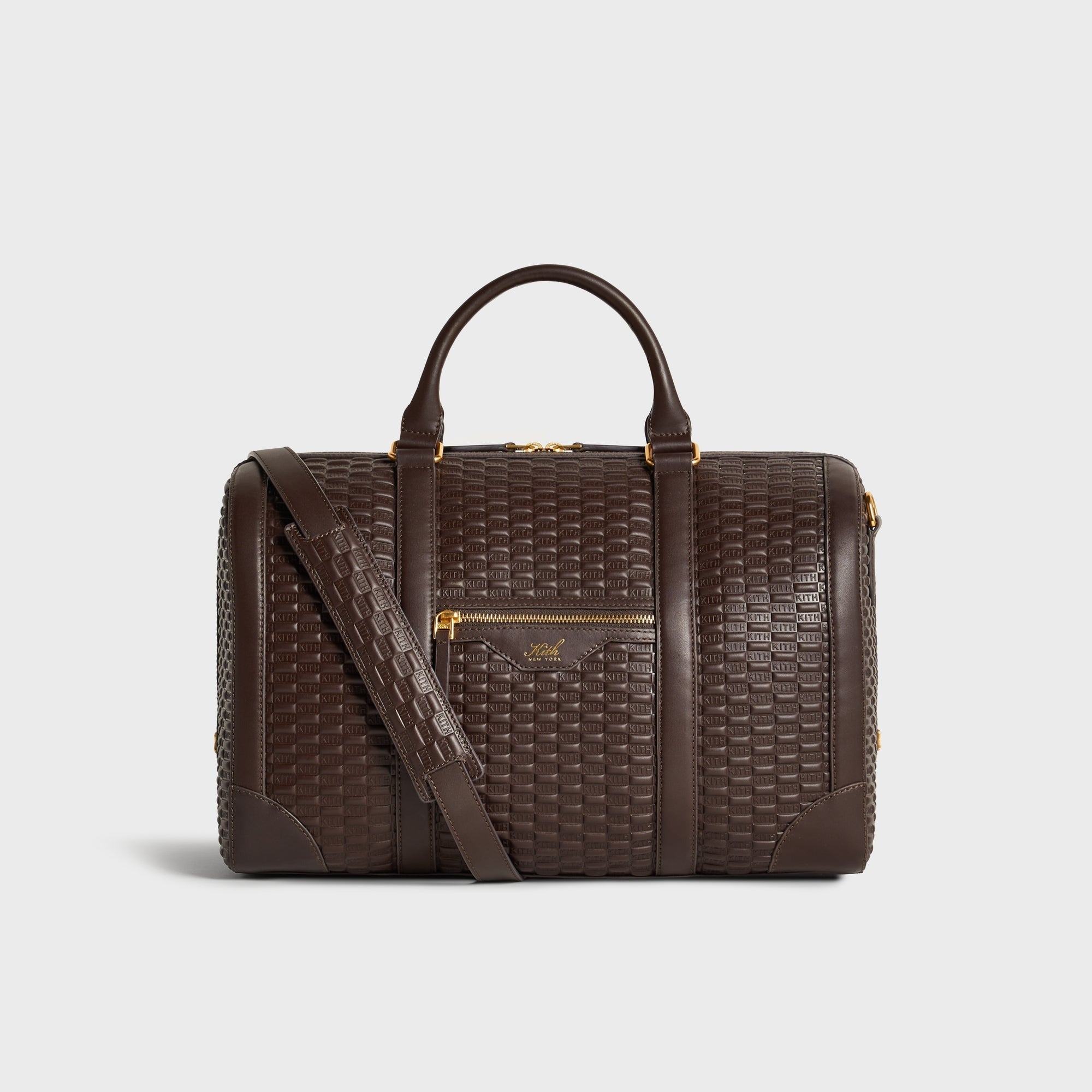 Kith Monogram Smooth Leather Traveler K40 Duffle Bag - Zoom