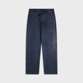Dries Van Noten Sand Washed Cupro Pant - Navy