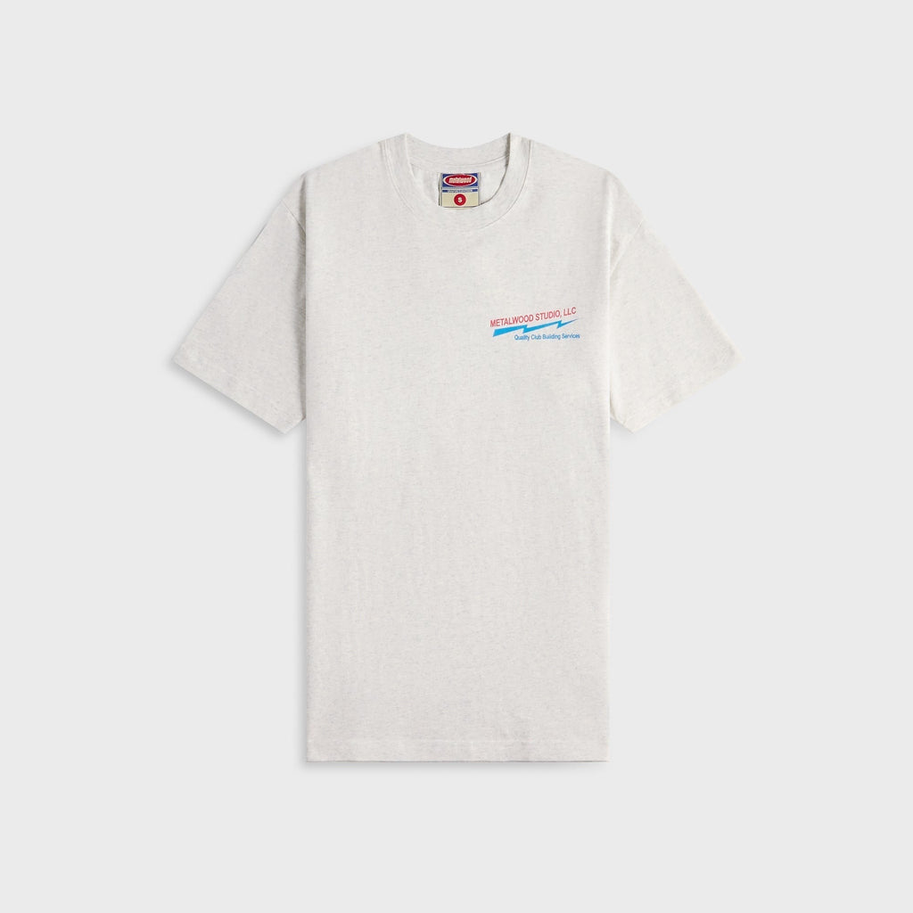 Metalwood Club Building Tee - Heather Grey