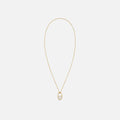 Yvonne Leon Collier Cadenas Coeur Diamants PM - Yellow Gold