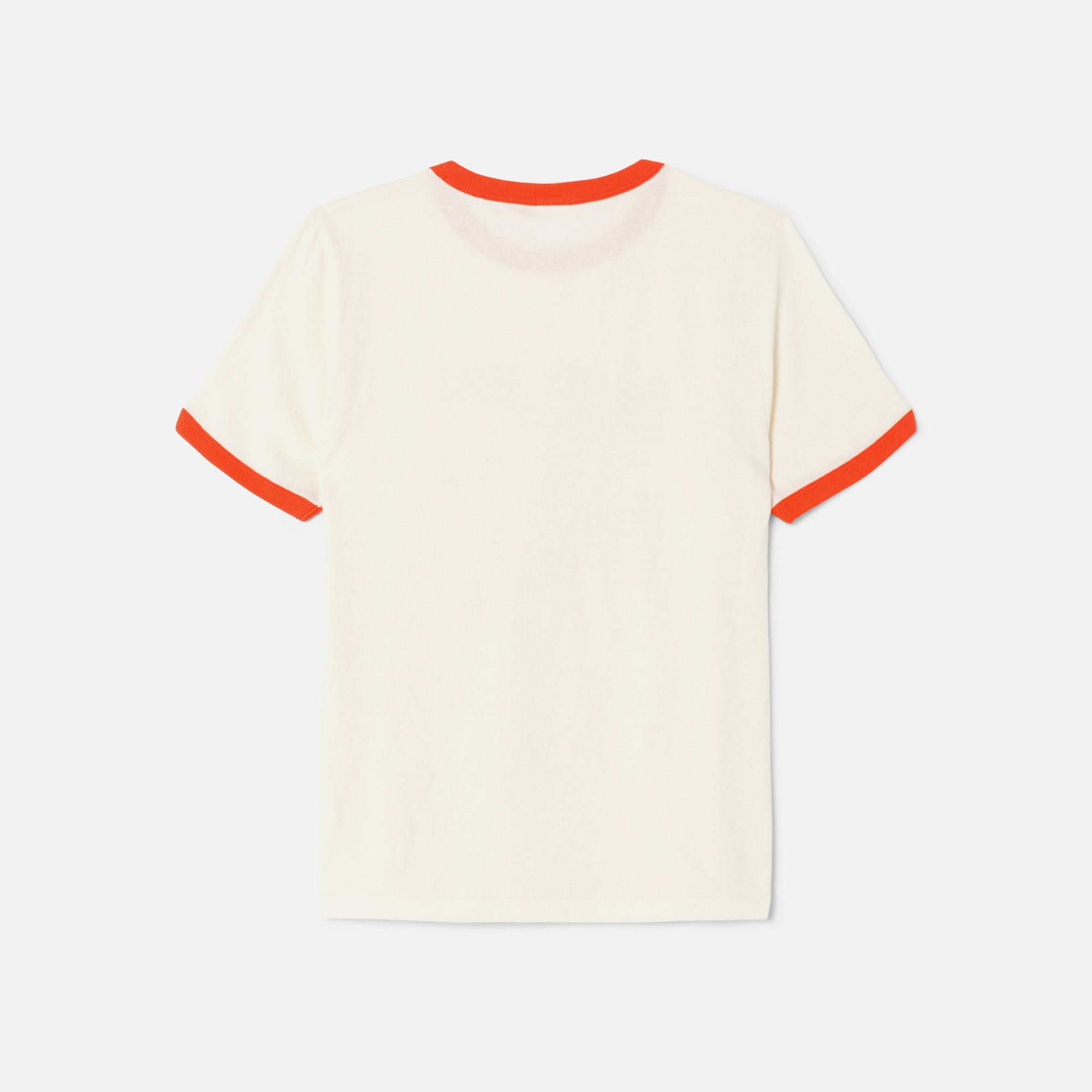 ReDone Ringer Tee Enjoy The Ride - Vintage Ivory