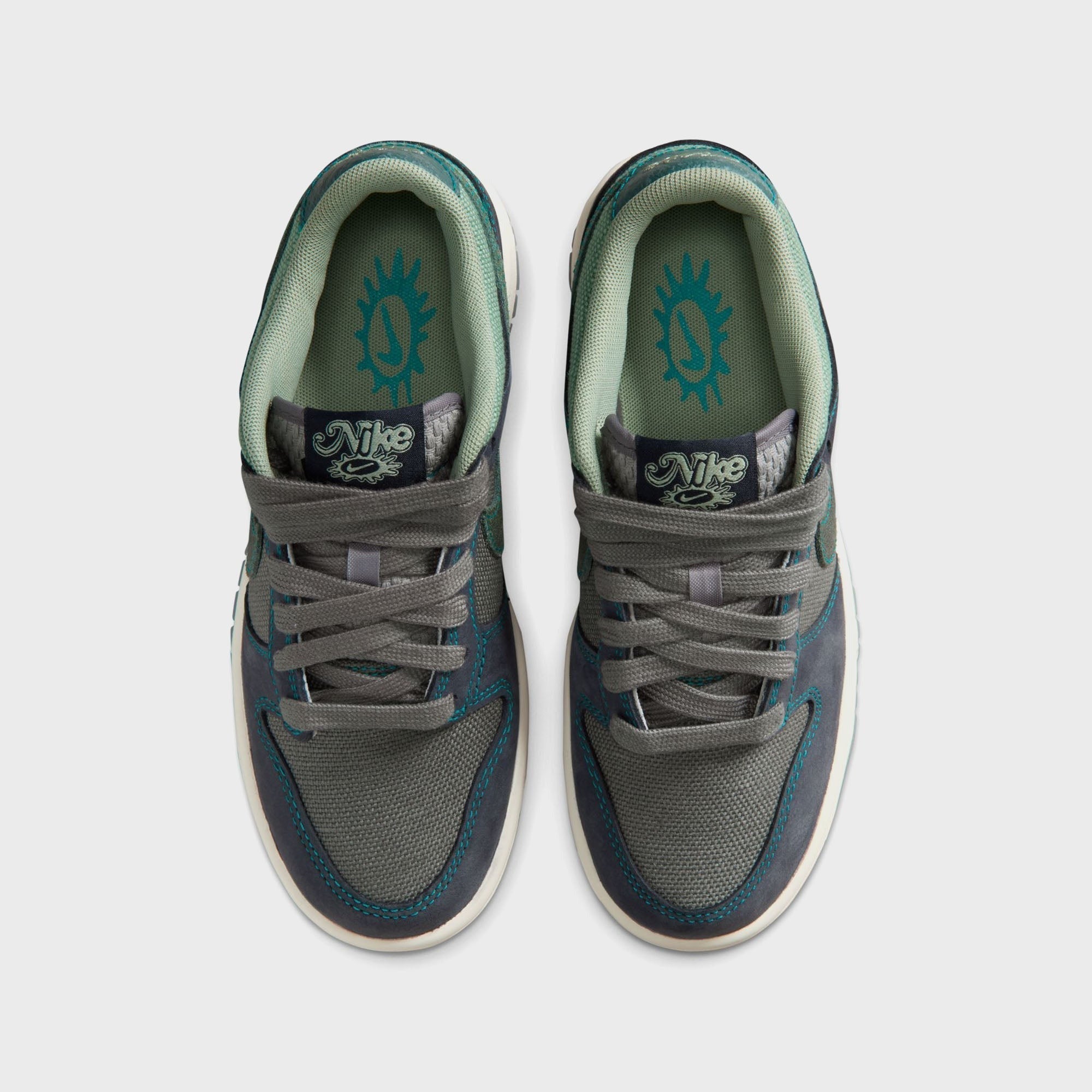 Nike GS Dunk Low LV8 1 - Pencil Point / Dark Obsidian / Steam / Mineral Slate