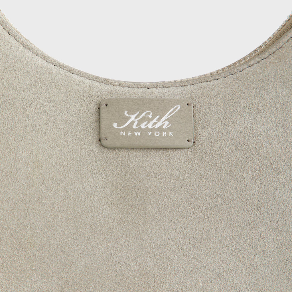 Kith Women Imana Suede Mix Crescent Shoulder Bag - Sandy Taupe