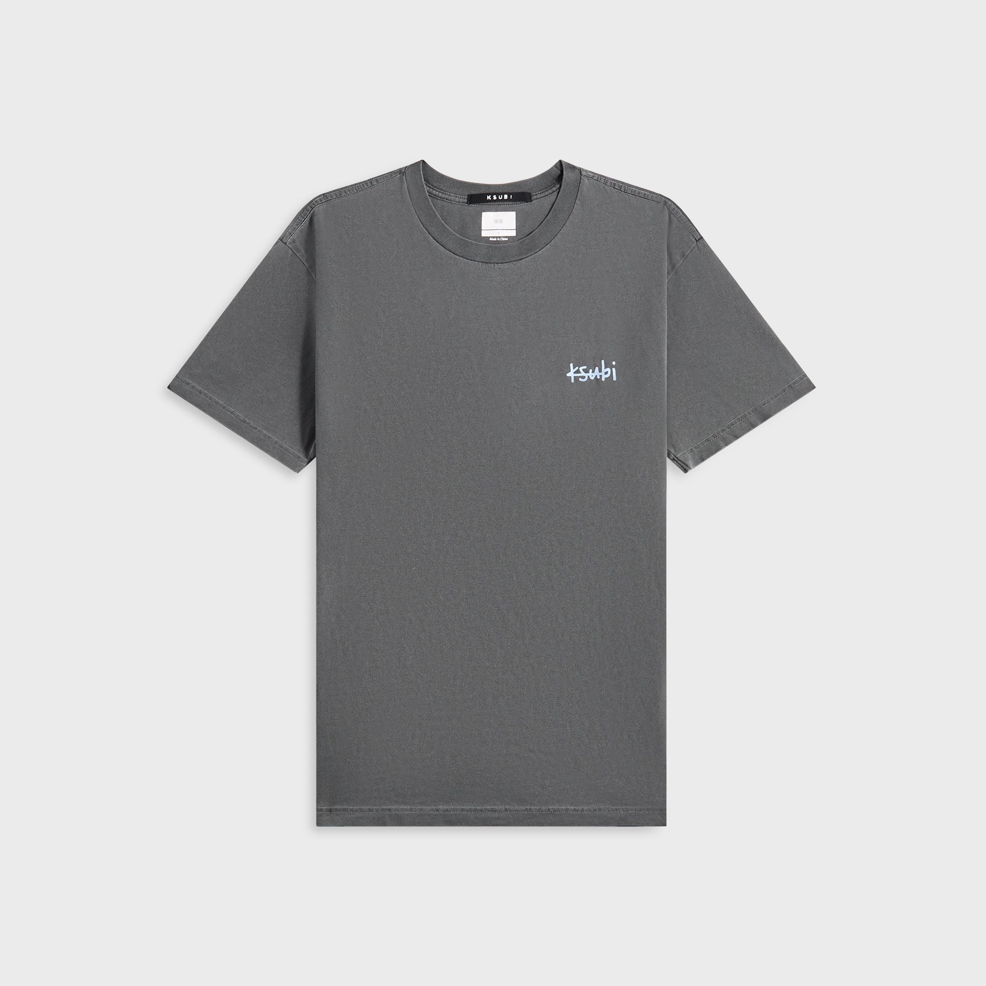 Ksubi All Day Biggie Short Sleeve Tee - Charcoal