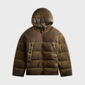 C.P. Company Eco-Chrome R Mixed Goggle Down Jacket - Re-Color Brown