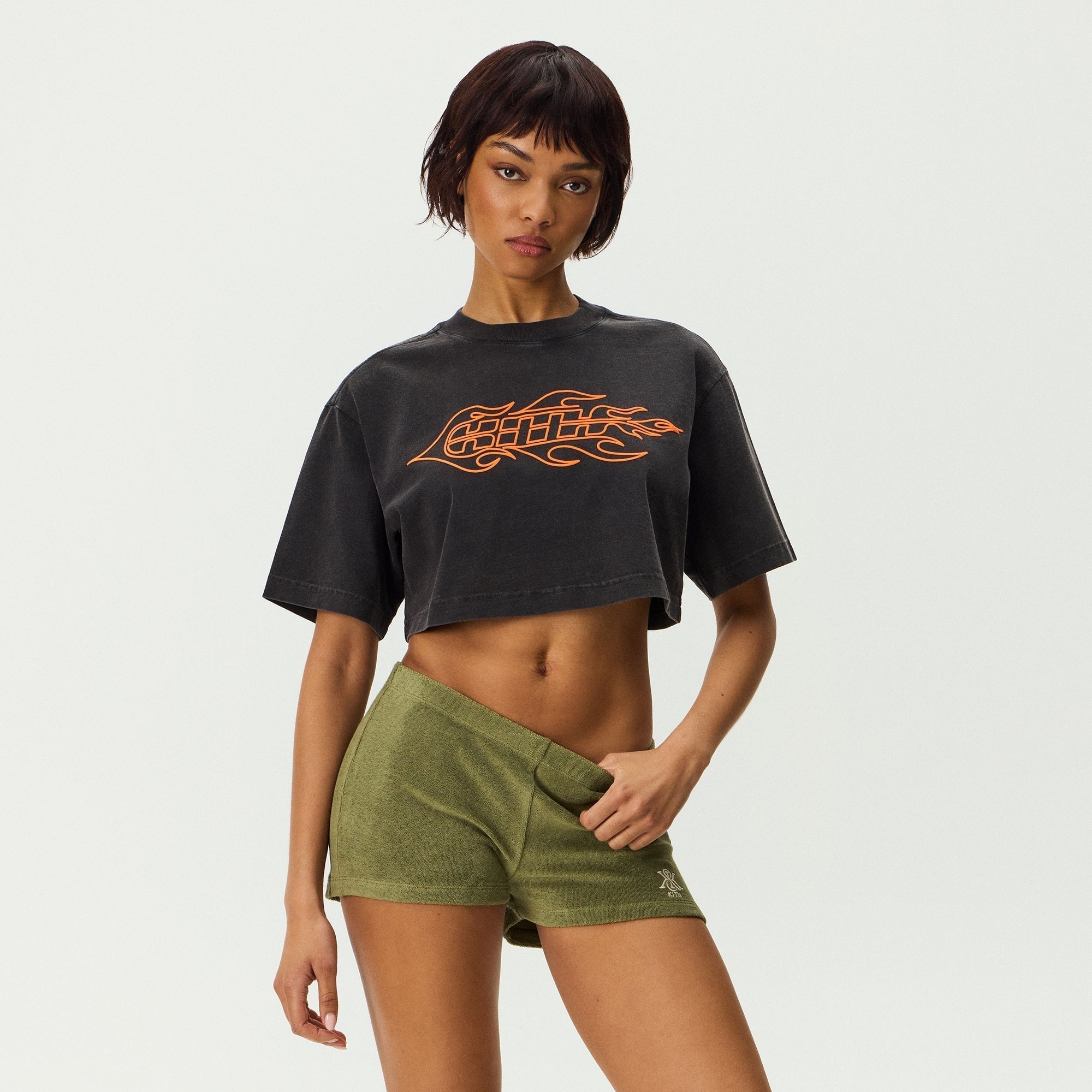 Kith Women Fei Blaze Logo Tee - Black