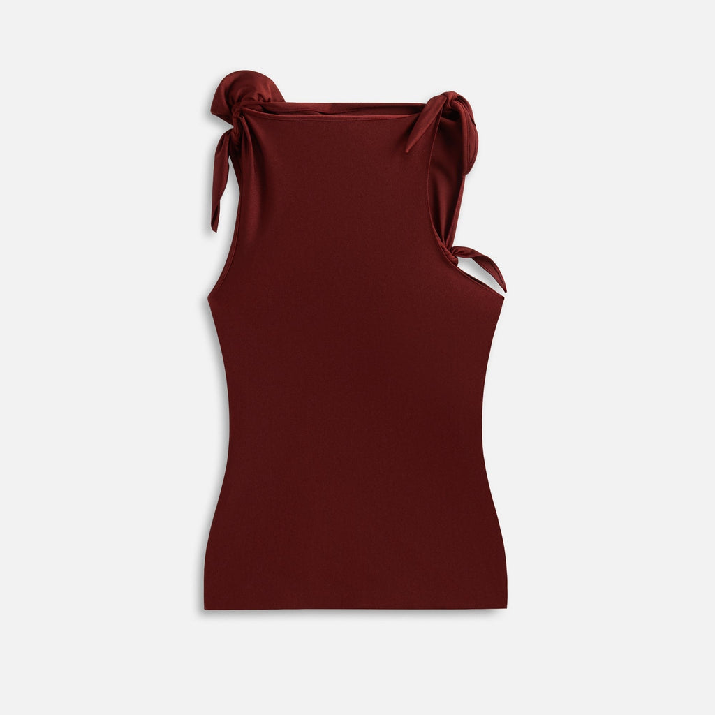 Coperni Asymmetric Flower Top - Red