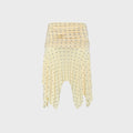 Siedres Sandor Asymmetric Jersey Midi Skirt - Yellow