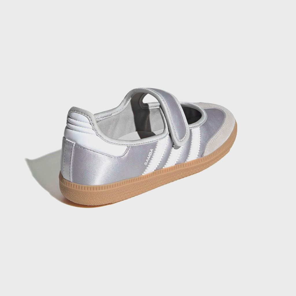 adidas GS Samba Jane - Silver Metallic / Cloud White / Gum