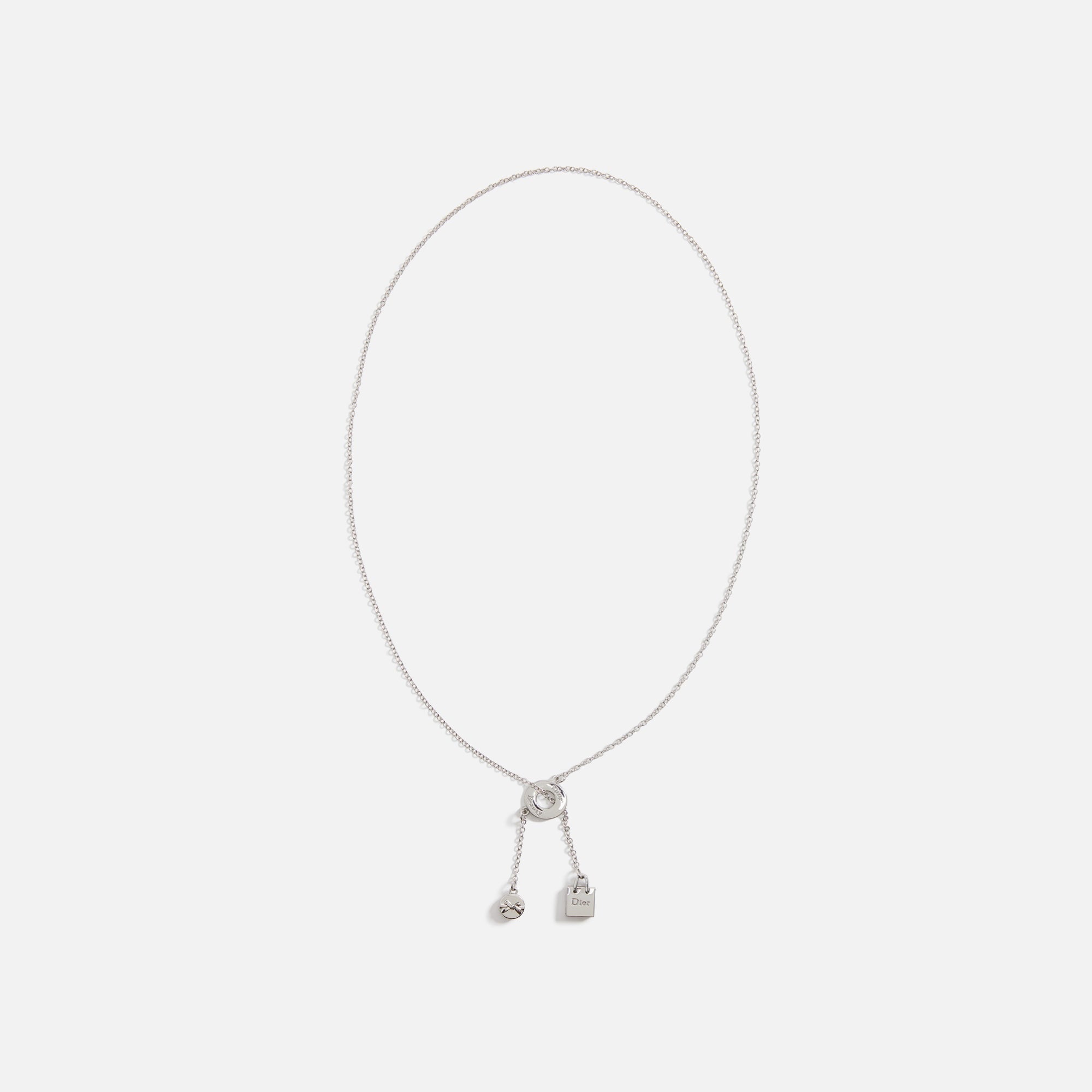 WGACA Dior Charm Necklace - Silver