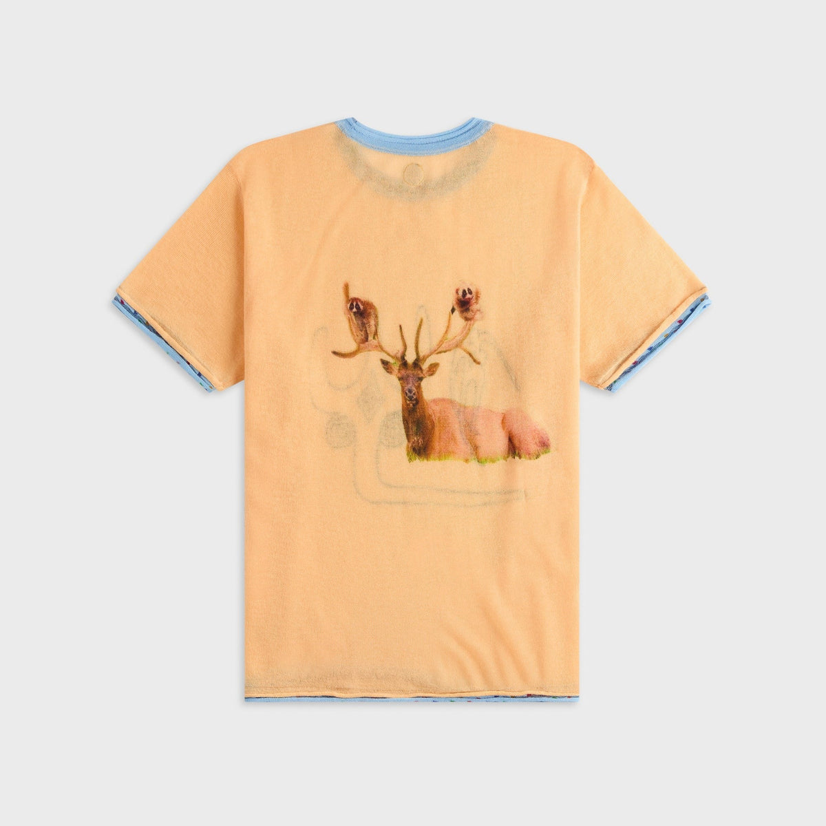 Adrian Cashmere Symbiosis Tee - Orange