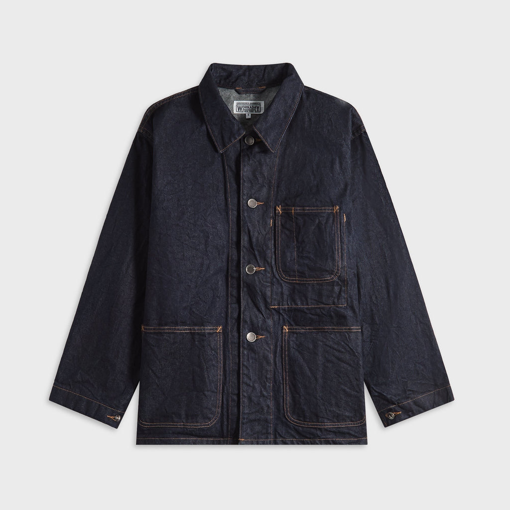Engineered Garments Workaday 12oz Cone Denim Utility Jacket - Indigo