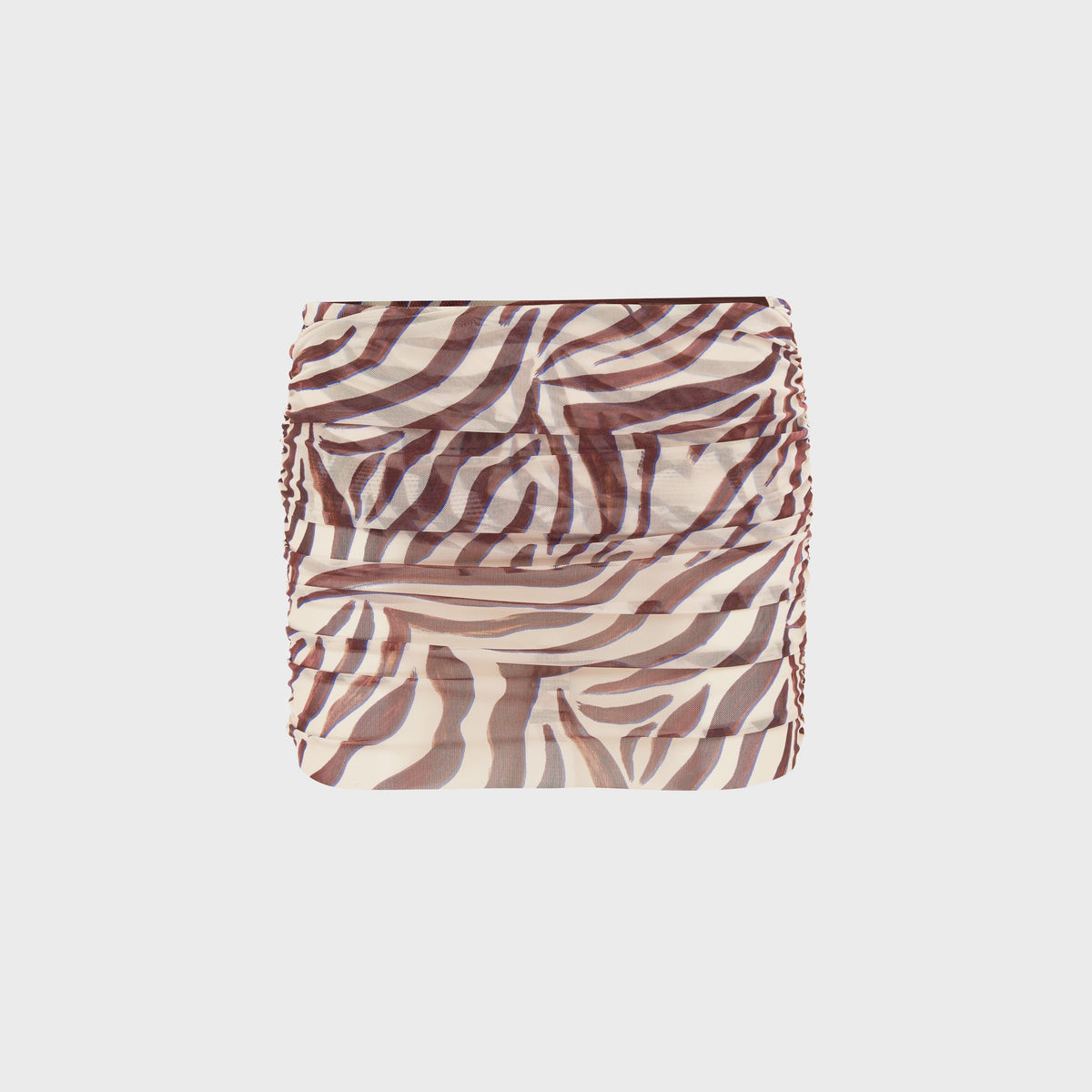 Bond Eye Claudia Mini Skirt - Zebra Mesh