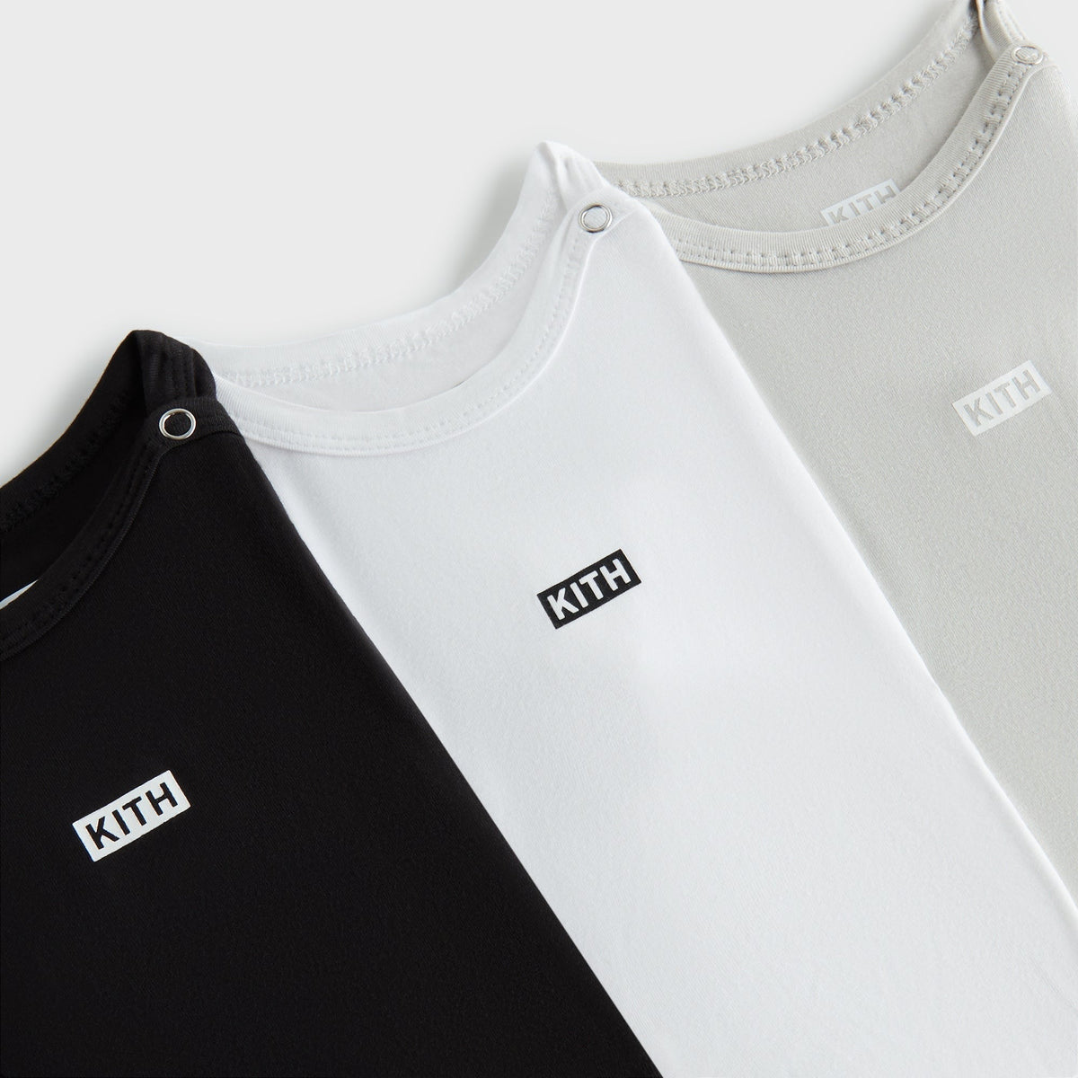 Kith Baby 3-Pack Origins Bodysuit - Black