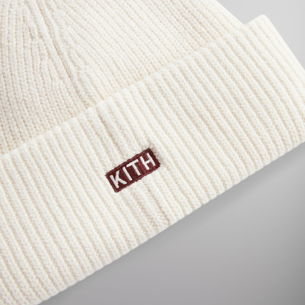 Kith for Bergdorf Goodman Mia Chunky Knit Beanie - Sandrift