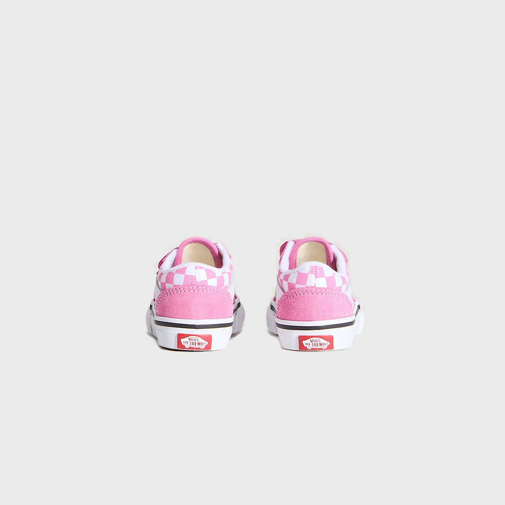 VANS TD Old Skool V Checkerboard Shoe - Fizz Pink