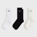 Kith 3-Pack Script Plaque Crew Socks - Multi