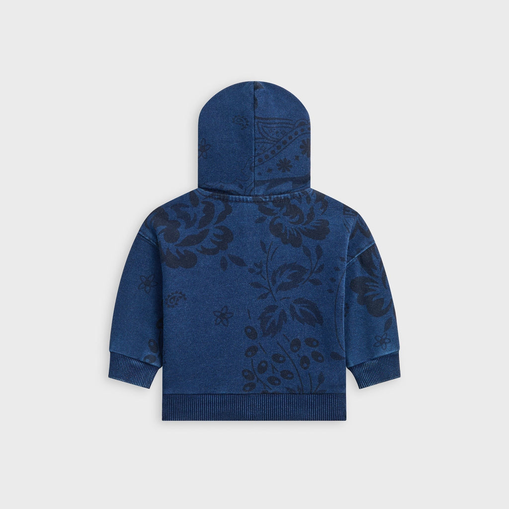 Kith Baby Full Zip Hoodie - Dark Indigo