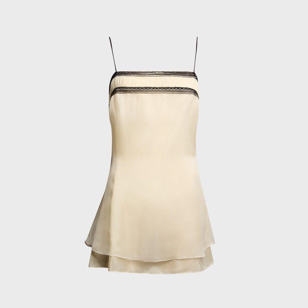 Buci Sundew Dress - Ivory / Black