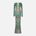 Siedres Magy Maxi Dress - Zebra Multi