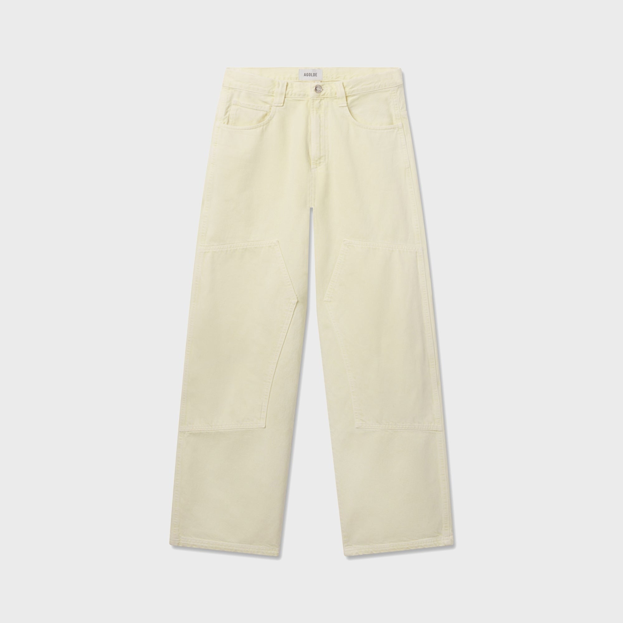 Agolde Laria Pieced Jean - Lemon Zest