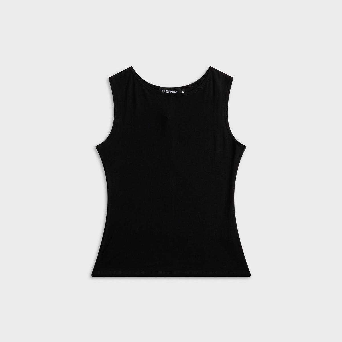 EB Denim South Beverly Boat Neck Tank - Asphalt
