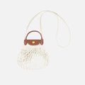 Longchamp Le Pliage Filet XS Knit Bag - Ecru