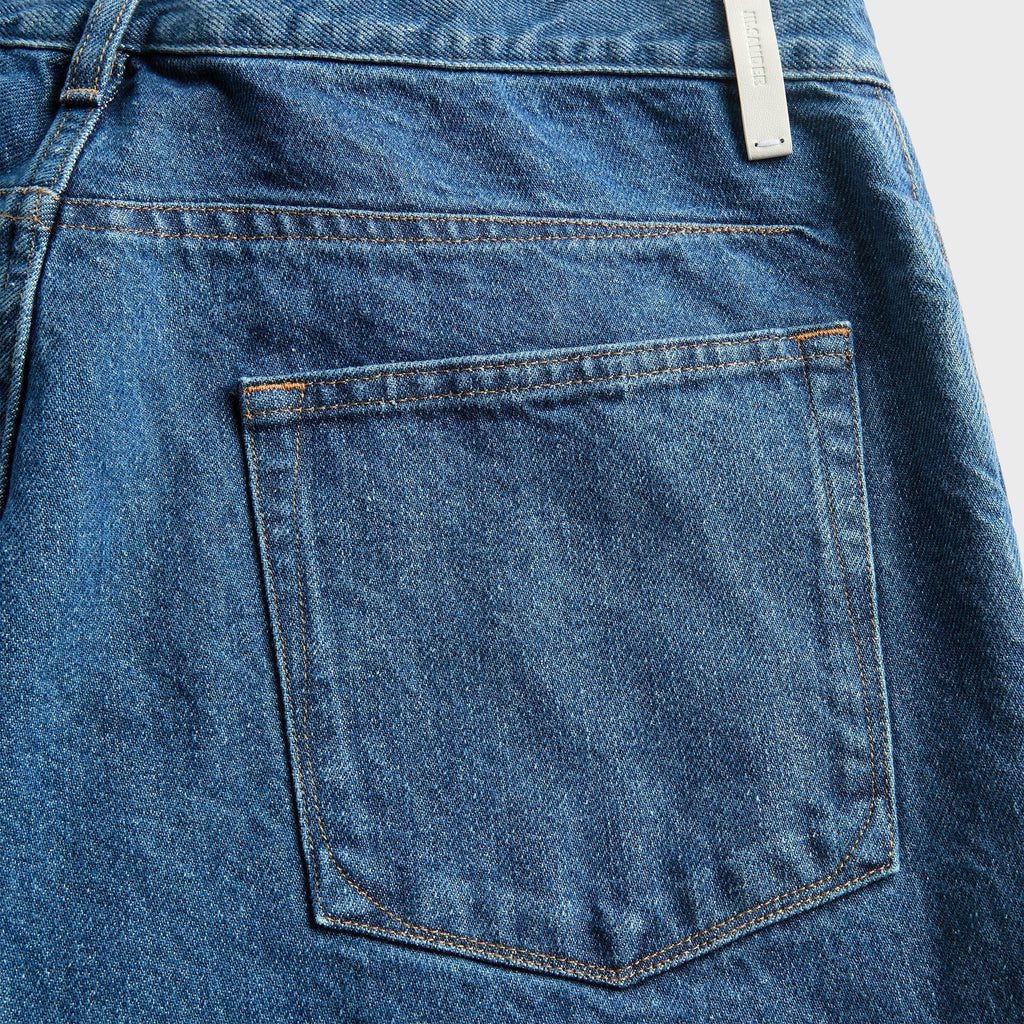 Jil Sander Denim Cut-Out Trouser - Medium Denim