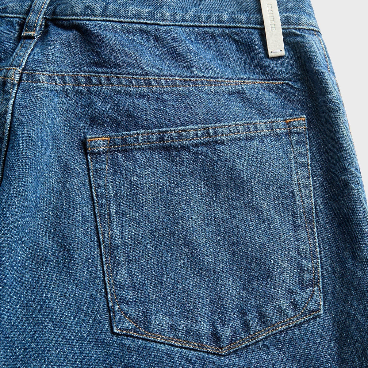 Jil Sander Denim Cut-Out Trouser - Medium Denim