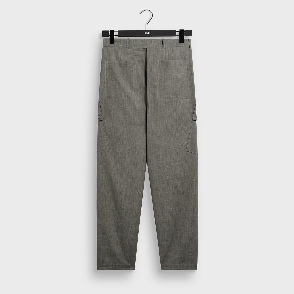 &Kin Tropical Wool Gibbs Pant - Grey Melange