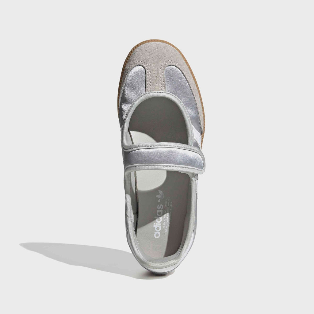 adidas GS Samba Jane - Silver Metallic / Cloud White / Gum
