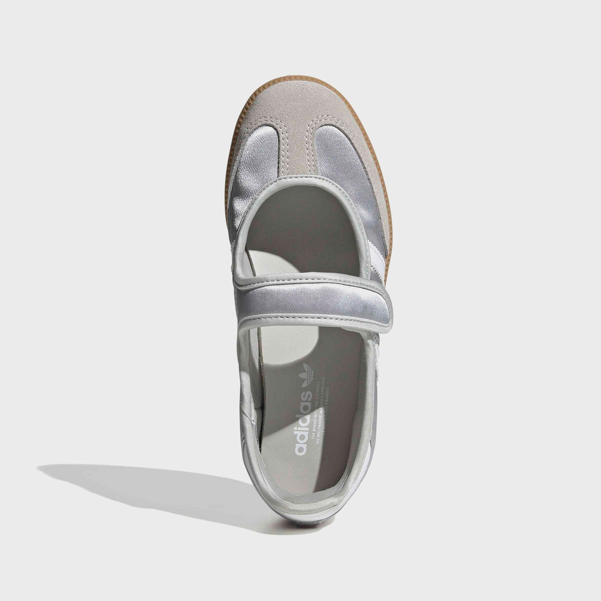 adidas GS Samba Jane - Silver Metallic / Cloud White / Gum