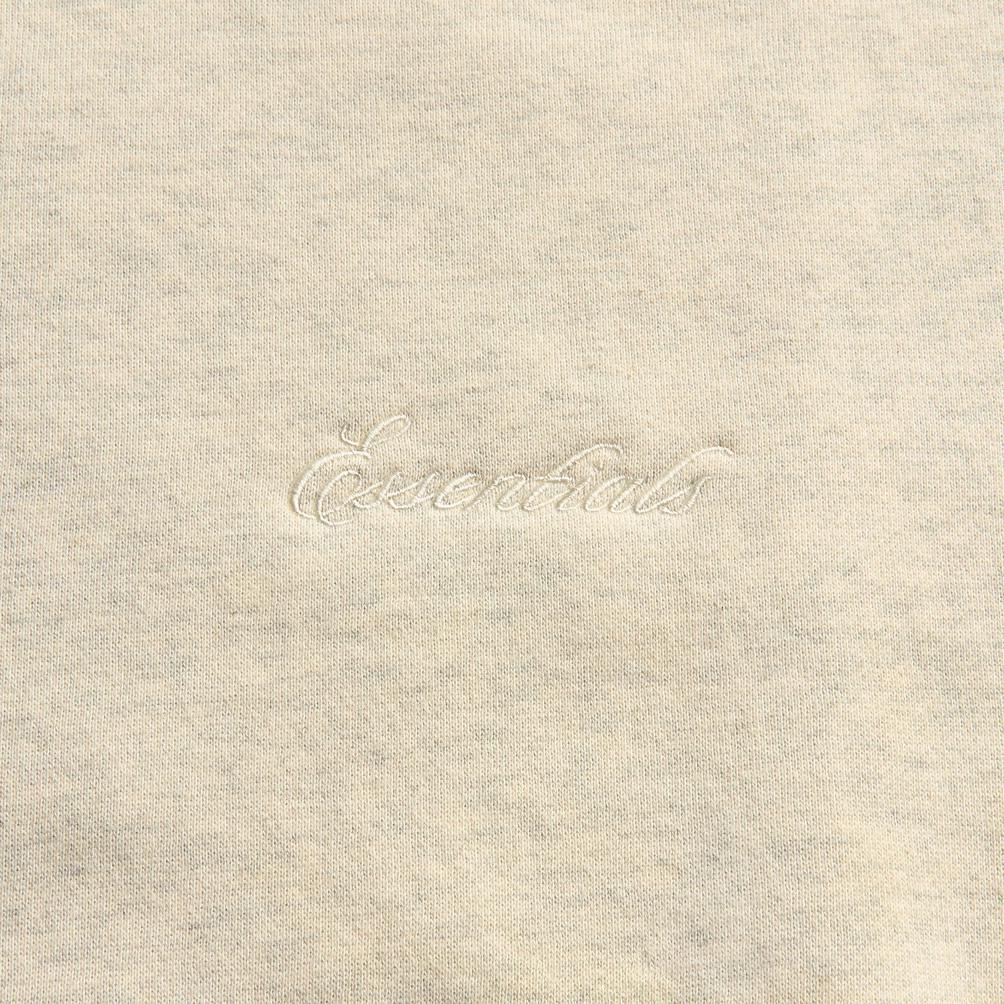 Essentials Signature 90s Polo Sweatshirt - Oatmeal Heather / Light Heather