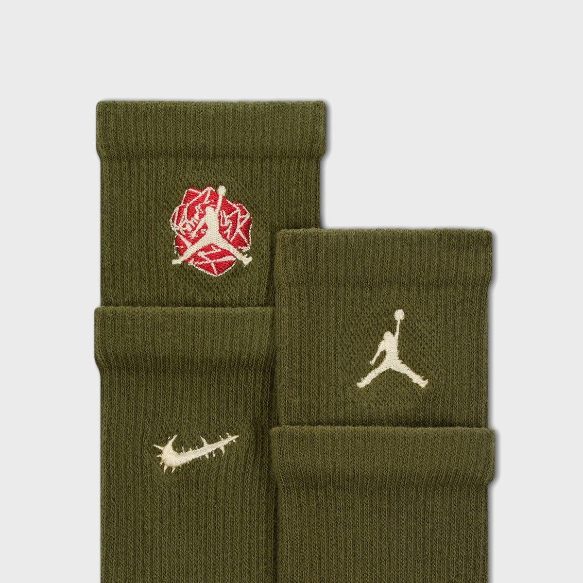 Jordan x Teyana Taylor Everyday Plus Cushioned Crew Socks - Multi