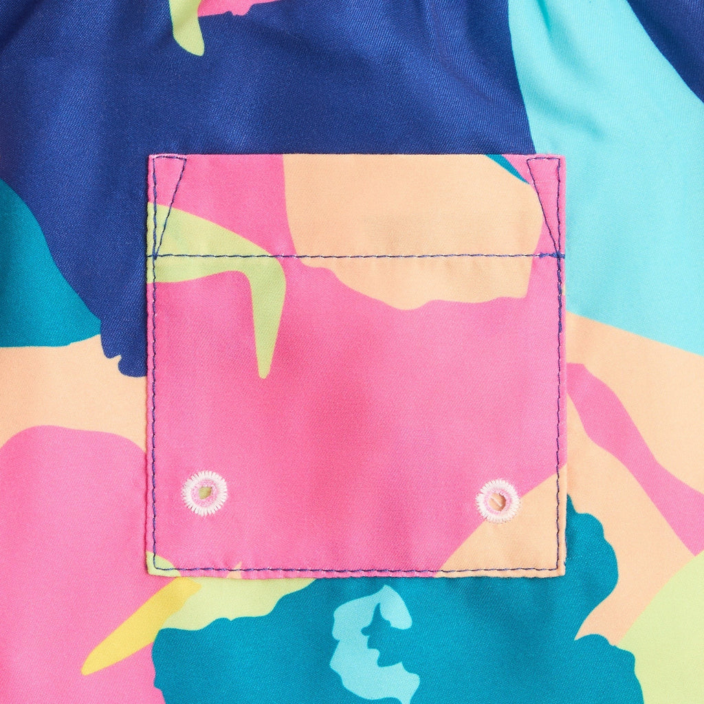 Kith Kids Abstract Tropical Kai Swim Trunk - Multi
