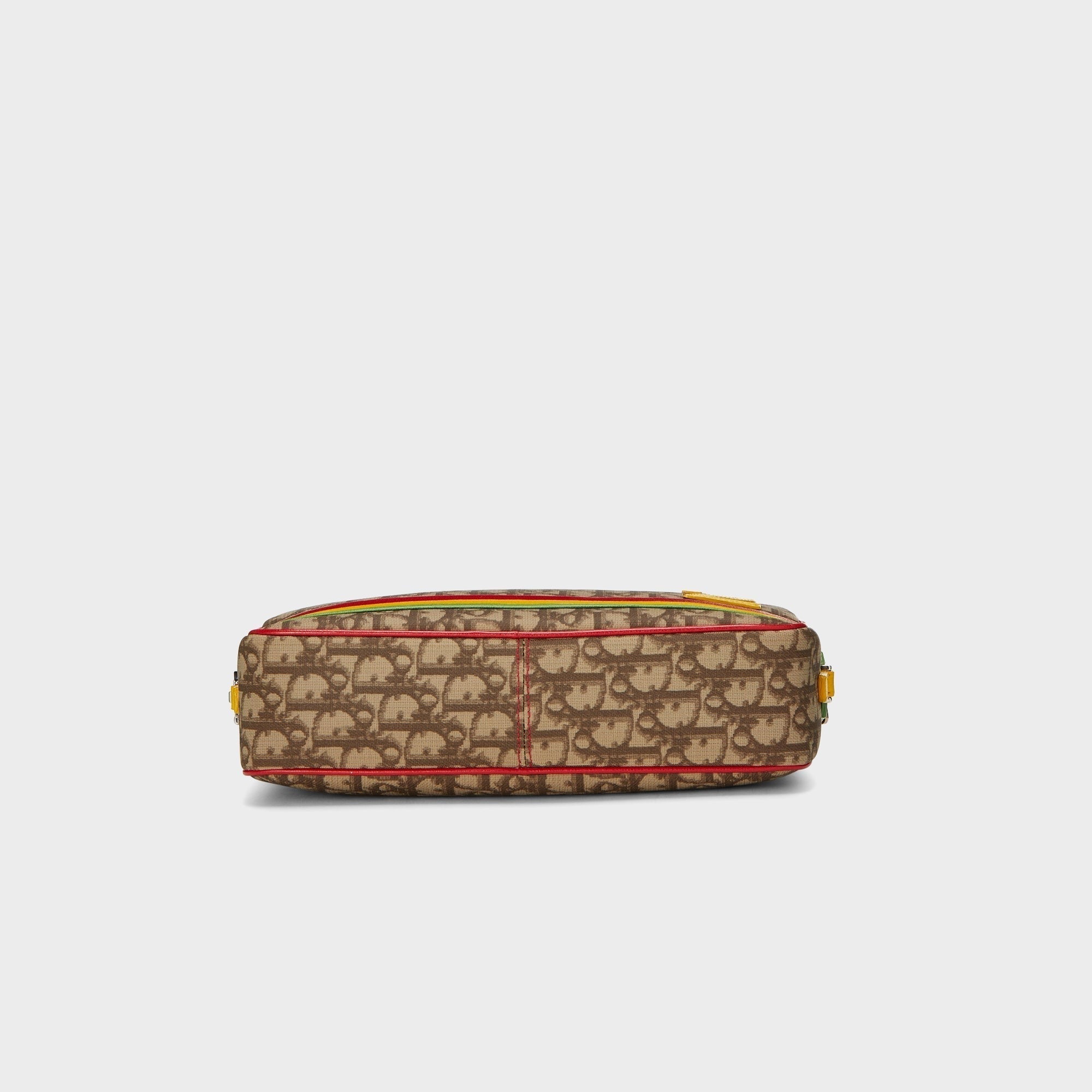 WGACA Dior Oblique Rasta Camera Bag - Brown