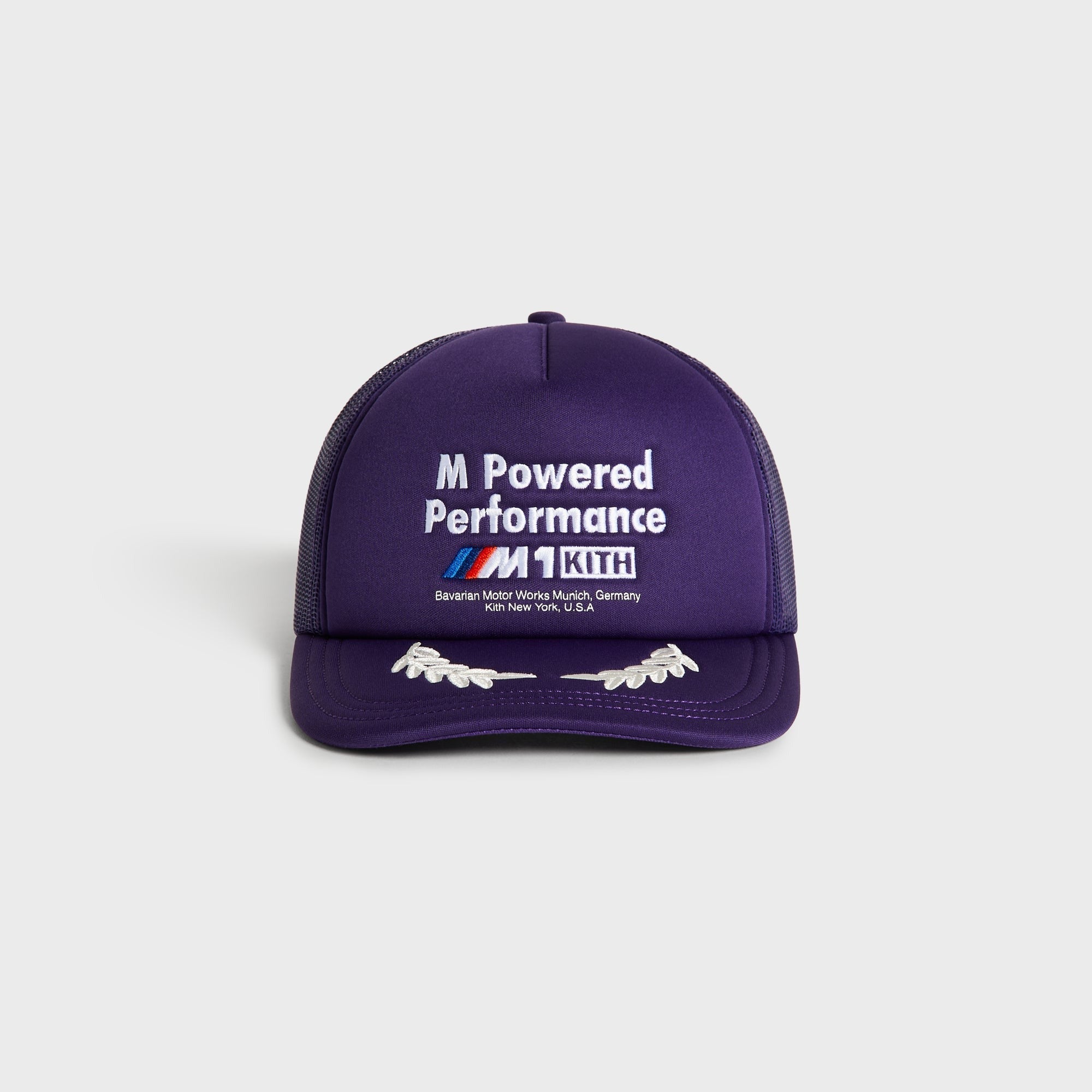 Kith for BMW M1 Podium Poly Foam Nolan Trucker Cap - Techno Violet