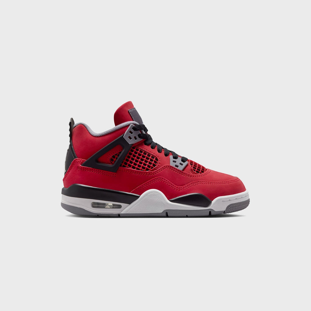 Jordan GS Air Jordan 4 - Fire Red / White / Black / Cement Grey